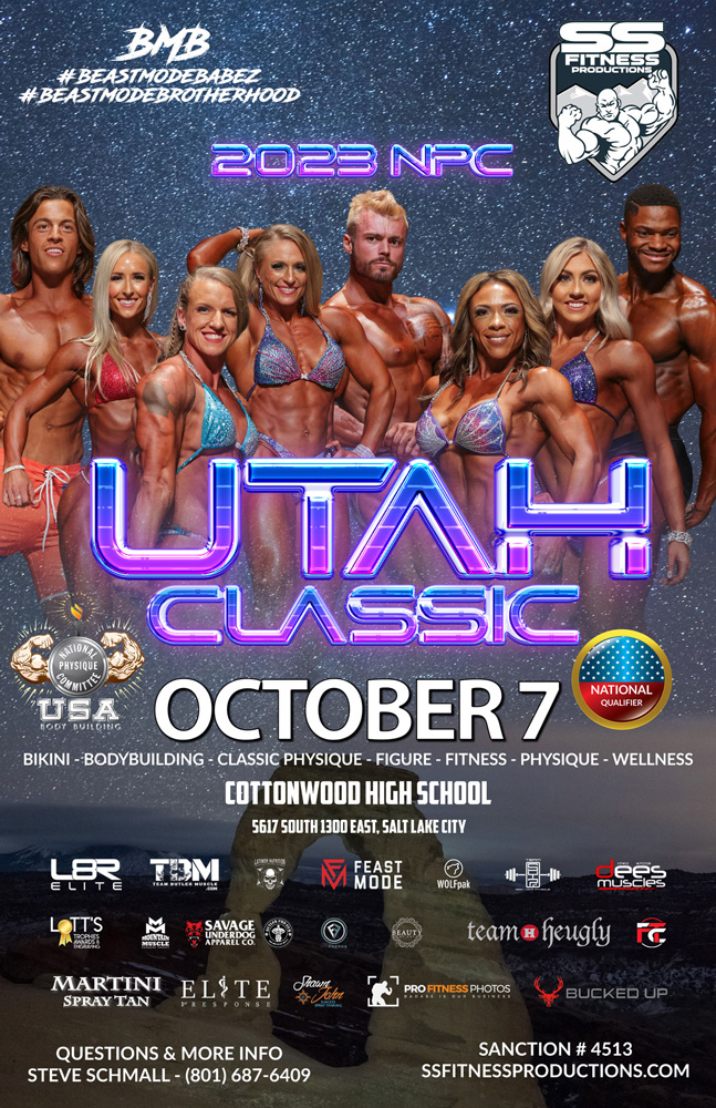 NPC Bodybuilding, Physique, Bikini, Figure, Wellness and Fitness  Championships In Utah - SS Fitness Productions - Bodybuilding, Fitness,  Figure, Bikini and Physique Competitions