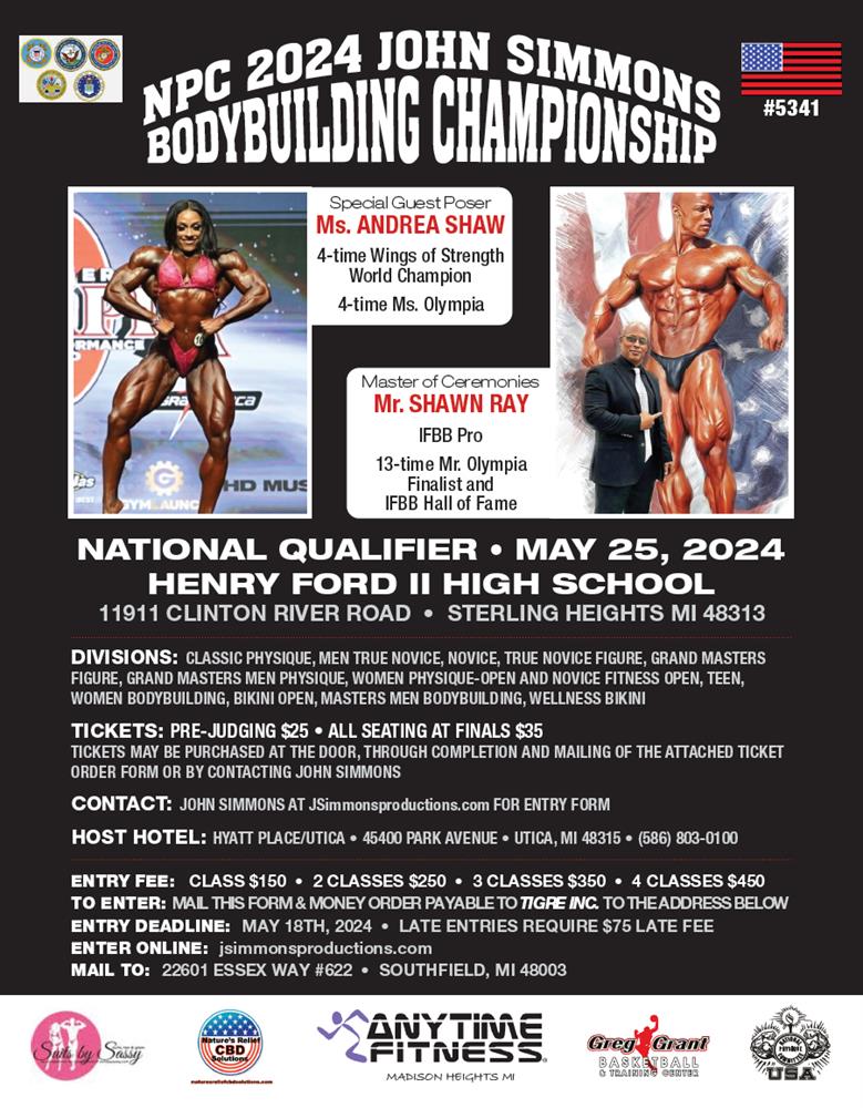 2024 NPC John Simmons Bodybuilding Championships NPC News Online